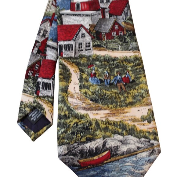 TIE SALE! Necktie Americana Series Lighting The Way EUC, Tango Max Raab - Picture 2 of 11